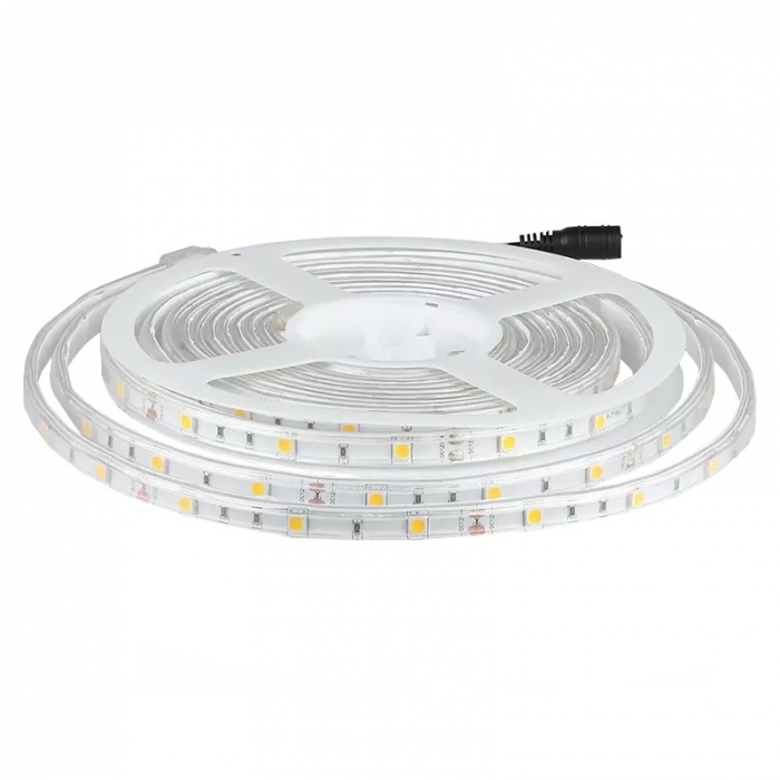 Banda led smd5050 30led/m 3000k ip65 5m V-tac [2]