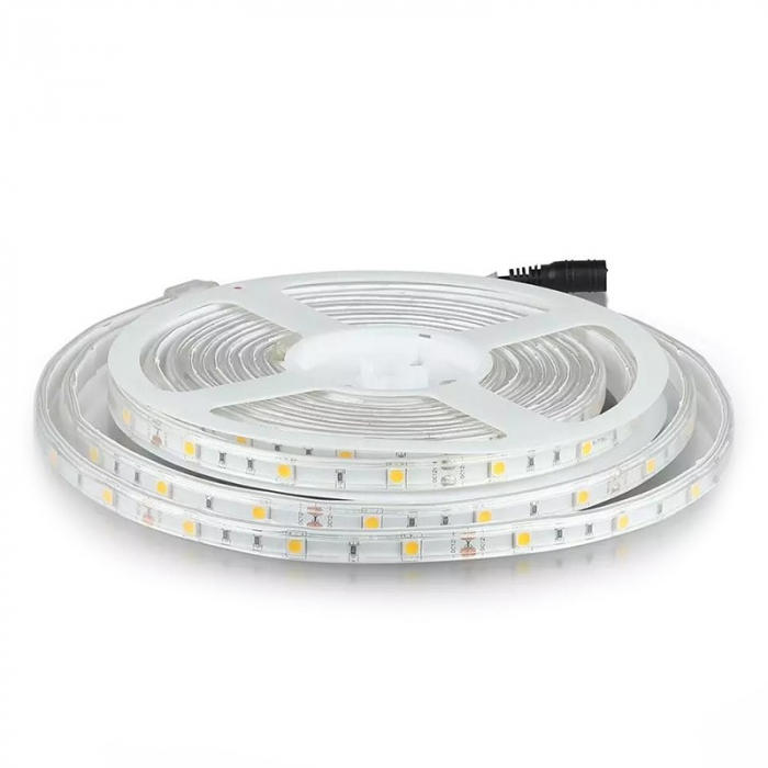 Banda led smd5050 30led/m 4000k ip65 5m V-tac [2]