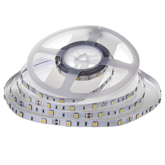 Banda led smd5050 30led/m 6400k ip20 5m V-tac [2]