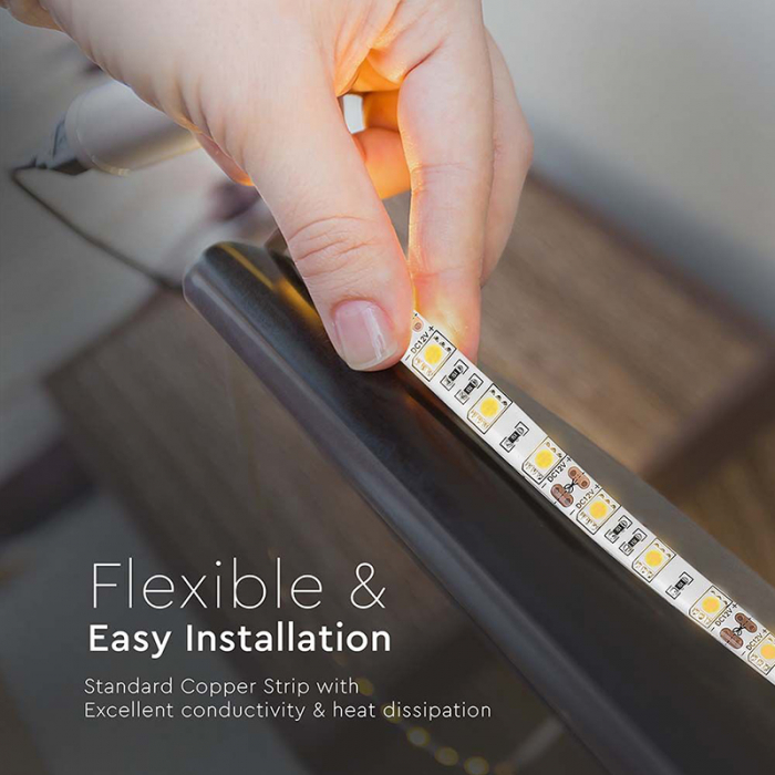 Banda led smd5050 60led/m 3000k ip65 5m V-tac [10]