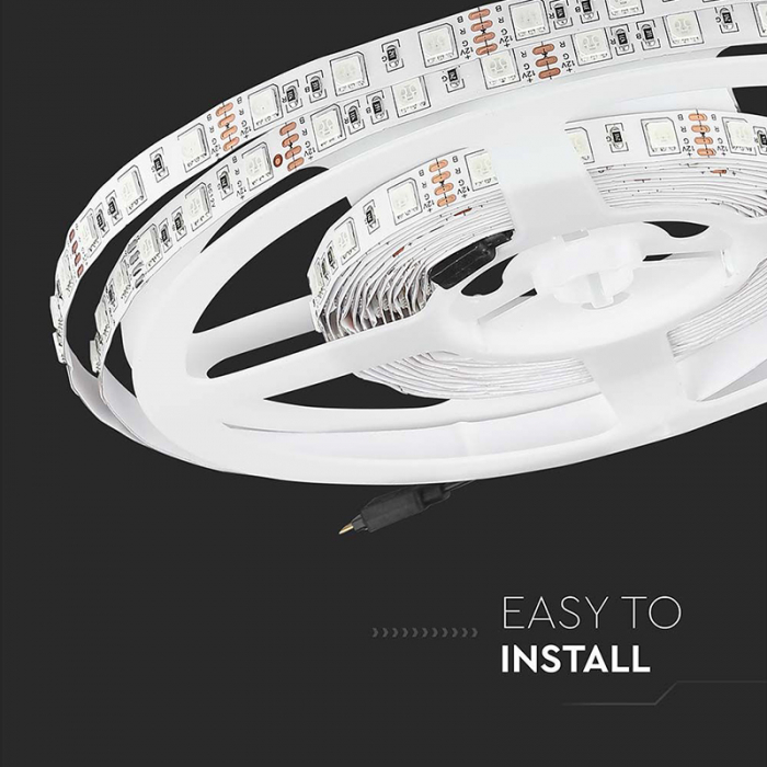 Banda led smd5050 60led/m galben ip20 5m V-tac [10]