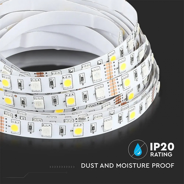Banda led smd5050 60led/m rgb + alb neutru ip20 5m V-tac [11]