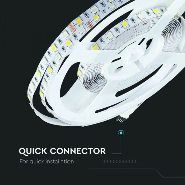 Banda led smd5050 60led/m rgb + alb cald ip20 5m V-tac [11]