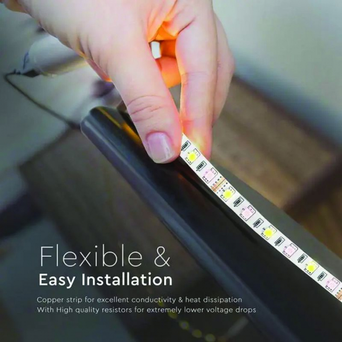 Banda led smd5050 60led/m rgb + alb cald ip20 5m V-tac [9]