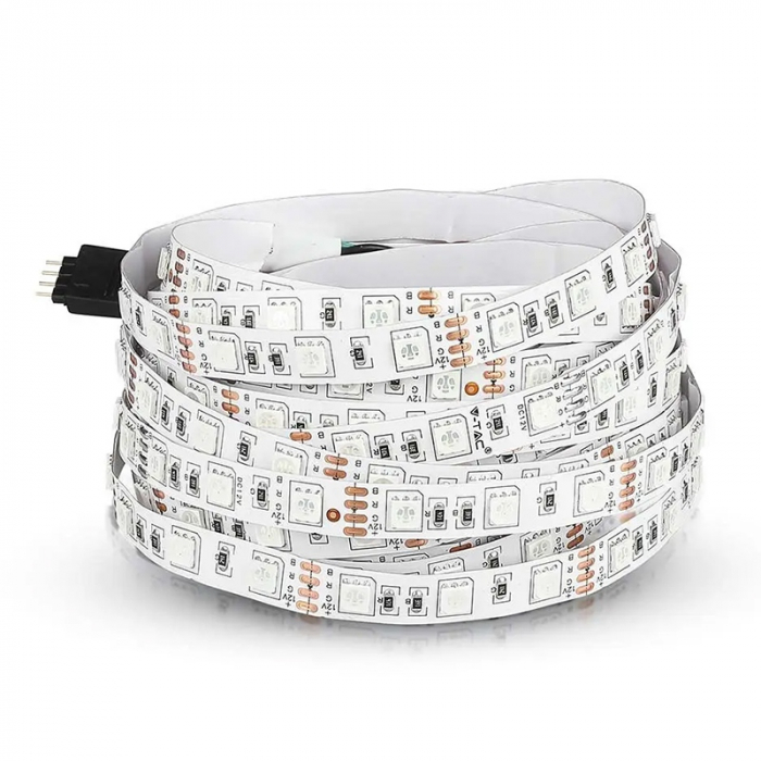 Banda led smd5050 60led/m rosu ip20 5m V-tac [7]