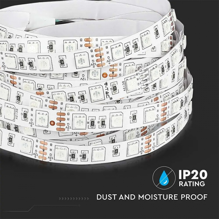 Banda led smd5050 60led/m rosu ip20 5m V-tac [11]
