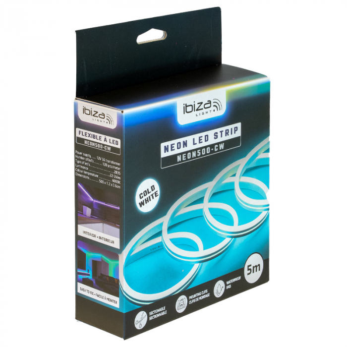 BANDA NEONFLEX 5M IP65 6000K [4]