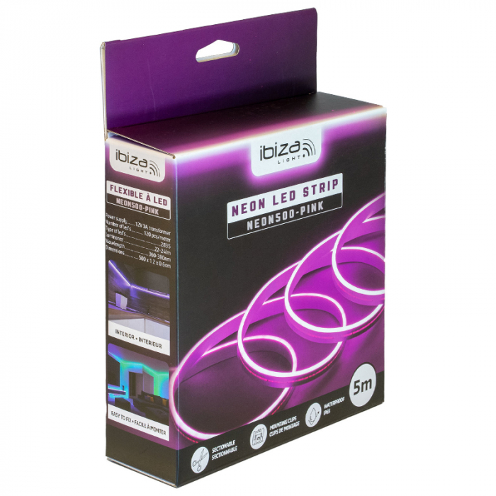 BANDA NEONFLEX 5M IP65 ROZ [4]