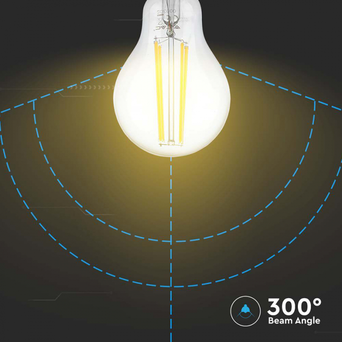 BEC A60 E27 FILAMENT LED 12W 3000K ALB CALD [6]