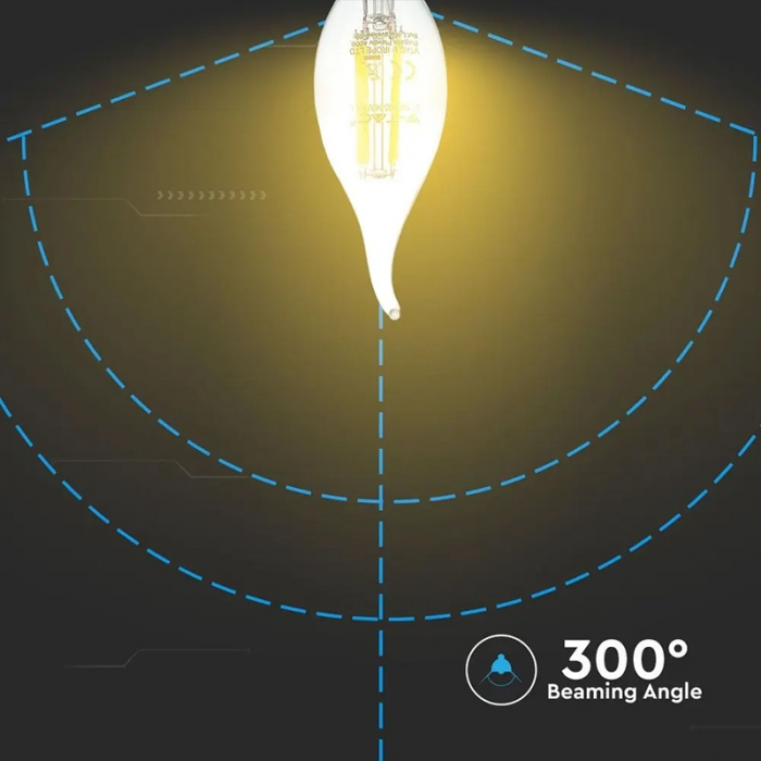 BEC E14 CU FILAMENT LED 4W 2700K DIMABIL [5]