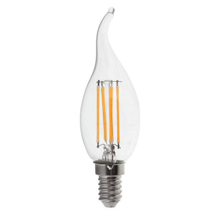 Bec e14 cu filament led 4w 4000k V-tac [2]