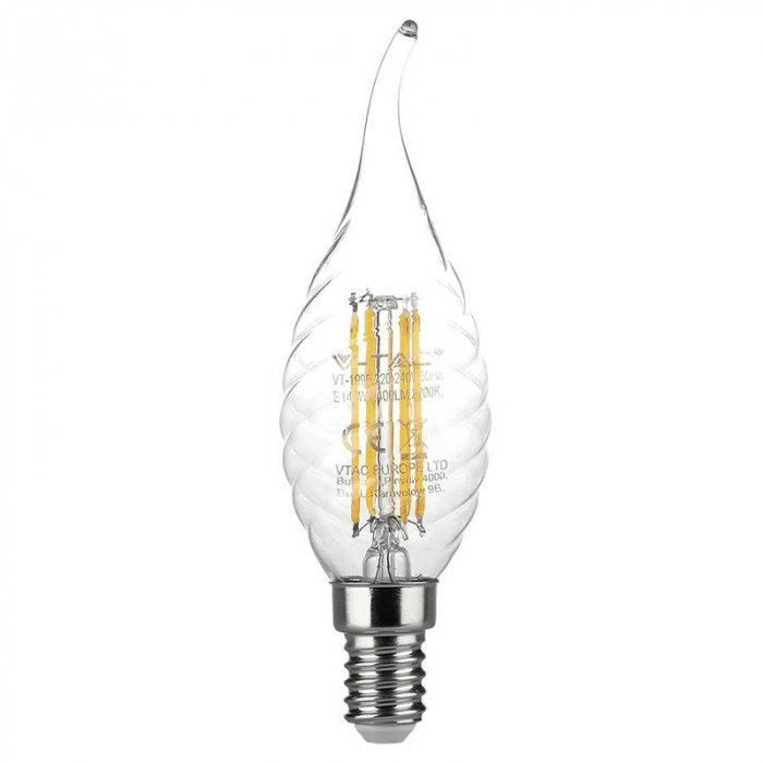 BEC E14 CU FILAMENT LED 4W 6500K MODEL SPIRALA [2]