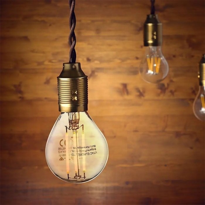 Bec e14 p45 cu filament led 6w 6400k V-tac [6]
