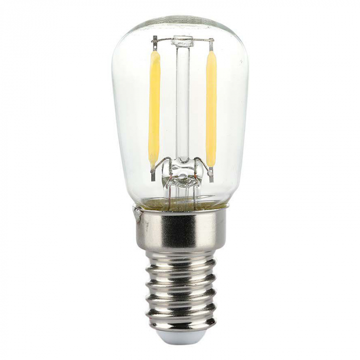 Bec e14 st26 cu filament led 2w 3000k alb cald V-tac [2]