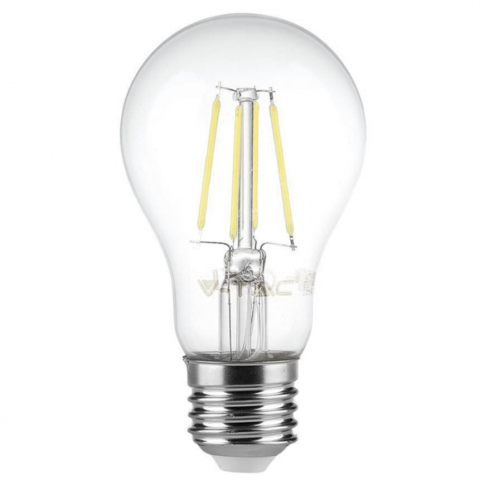 BEC E27 A60 CU FILAMENT LED 6W 4000K ALB NEUTRU [2]