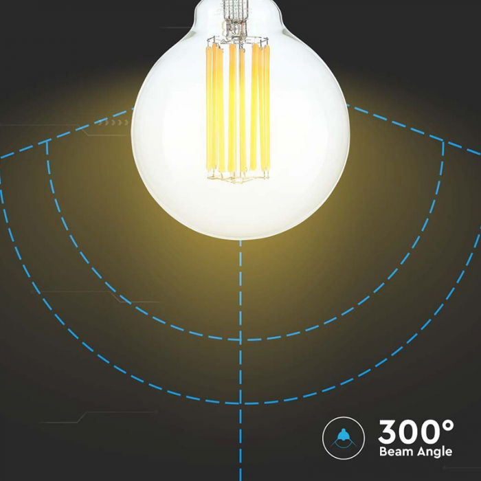 BEC E27 G95 CU FILAMENT LED 6W 2700K [6]