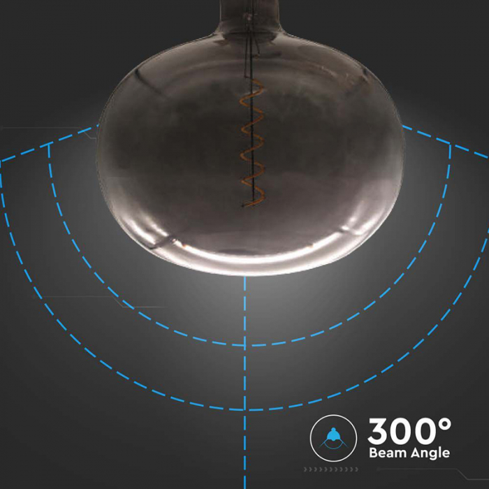 Bec filament led 4W E27 sticlă neagră V-tac [6]