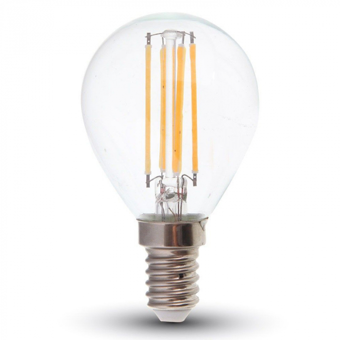 Bec filament led p45 e14 6w 130lm/watt 2700k alb cald V-tac [2]