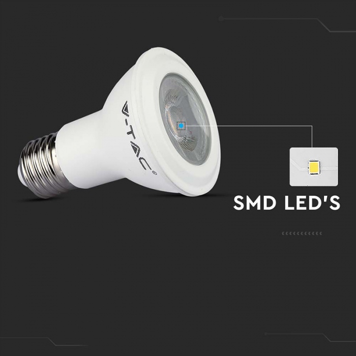BEC V-TAC LED 5.8W PAR20 E27 4000K ALB NEUTRU [9]