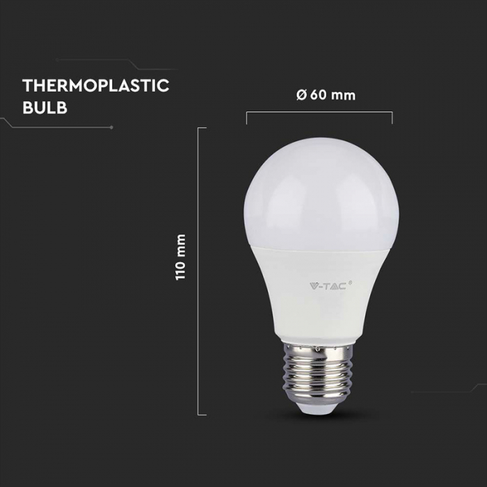 BEC LED A60 E27 10.5W 4000K ALB NEUTRU [4]