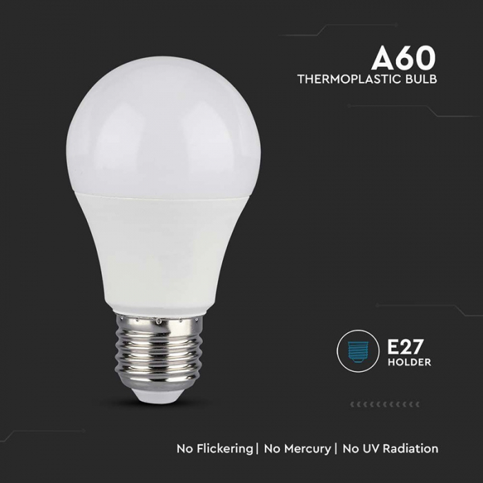 Bec LED A60 E27 10.5W 4000K ALB NEUTRU [6]