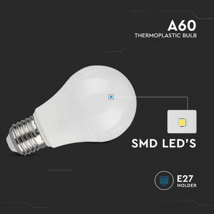 BEC LED A60 E27 10.5W 6500K ALB RECE [5]