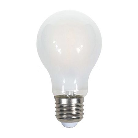 BEC LED A60 E27 5W CU FILAMENT 6400K ALB RECE STICLA MATA [1]
