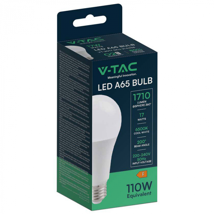 Bec Led A65 E27 17W 3000K ALB CALD [4]