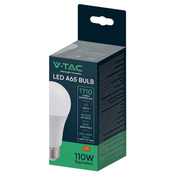 BEC LED A65 E27 17W 4000K ALB NEUTRU [3]