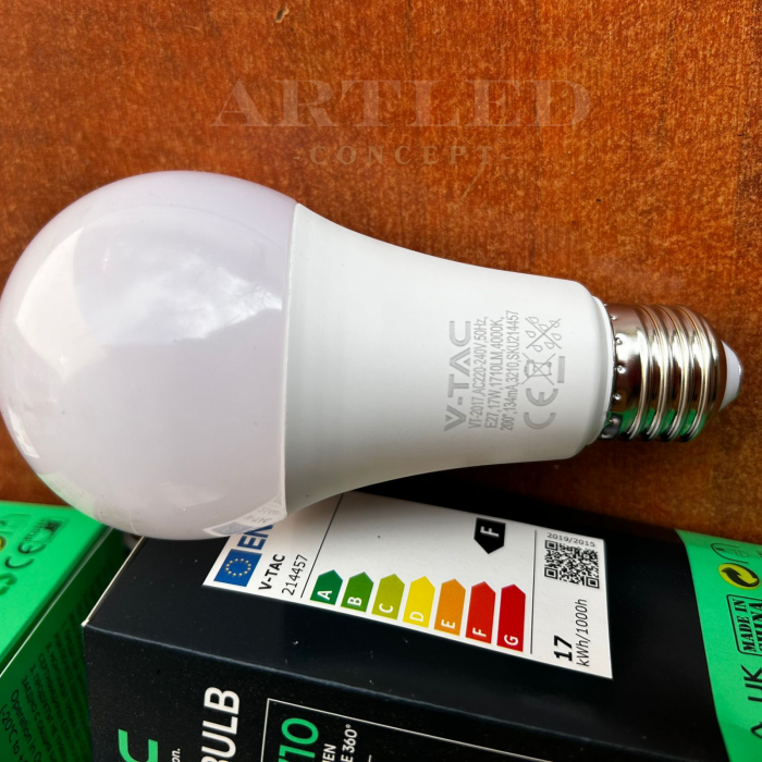 BEC LED A65 E27 17W 4000K ALB NEUTRU [2]