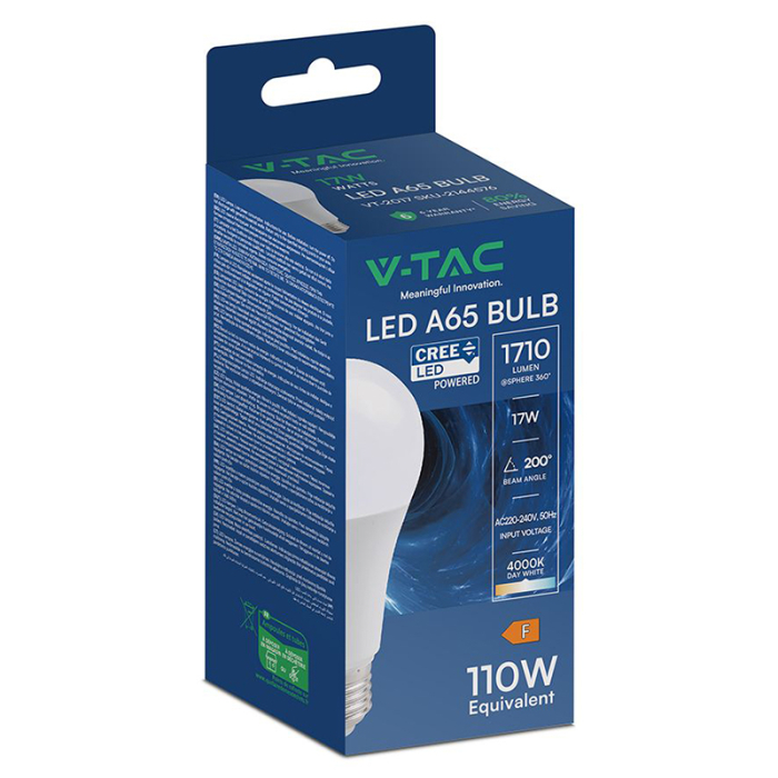BEC LED A65 E27 17W 4000K ALB NEUTRU CIP CREE [3]
