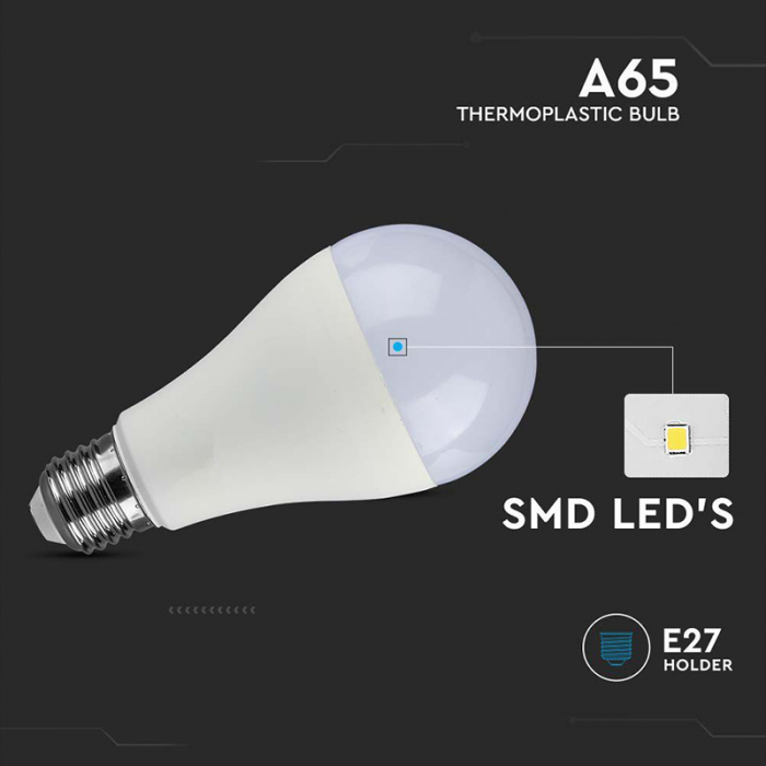 BEC LED A65 E27 17W 6500K ALB RECE [5]
