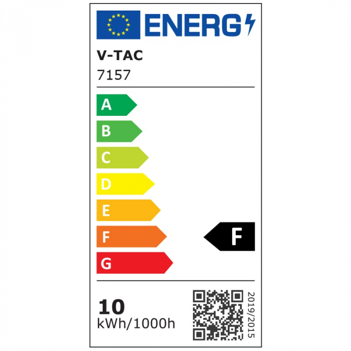 Bec led A67 E27 10W cu filament 2200K alb cald V-tac [2]
