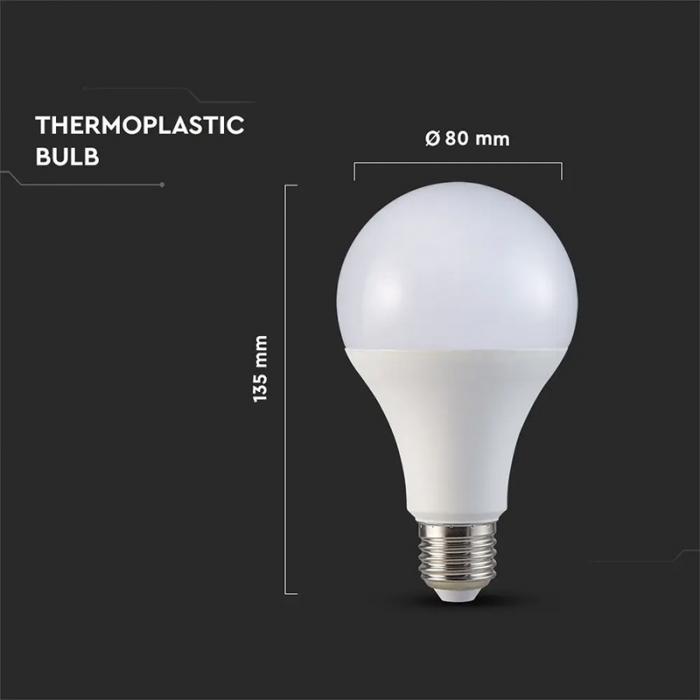BEC LED A80 E27 18W 3000K ALB CALD, CIP SAMSUNG [4]
