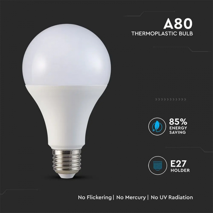 BEC LED A80 E27 18W 3000K ALB CALD, CIP SAMSUNG [5]