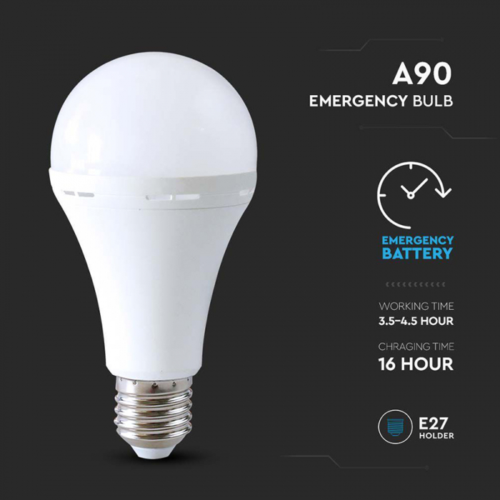 BEC LED A90 EMERGENTA 3 ORE 15W 4000K [6]
