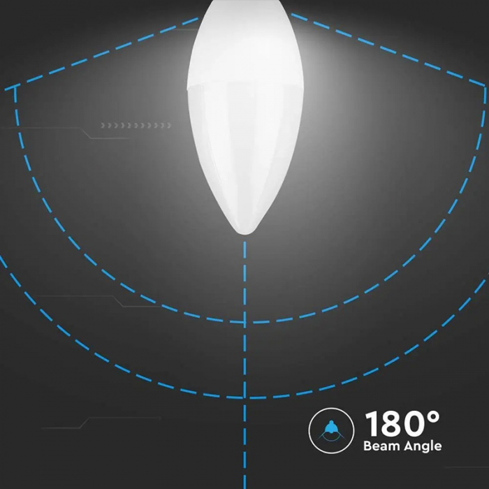 BEC LED E14 3.7W 4000K ALB NEUTRU [7]