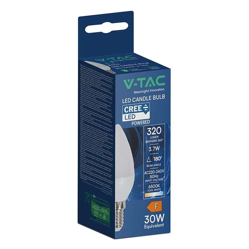 BEC LED E14 3.7W 6500K ALB RECE CIP CREE [3]