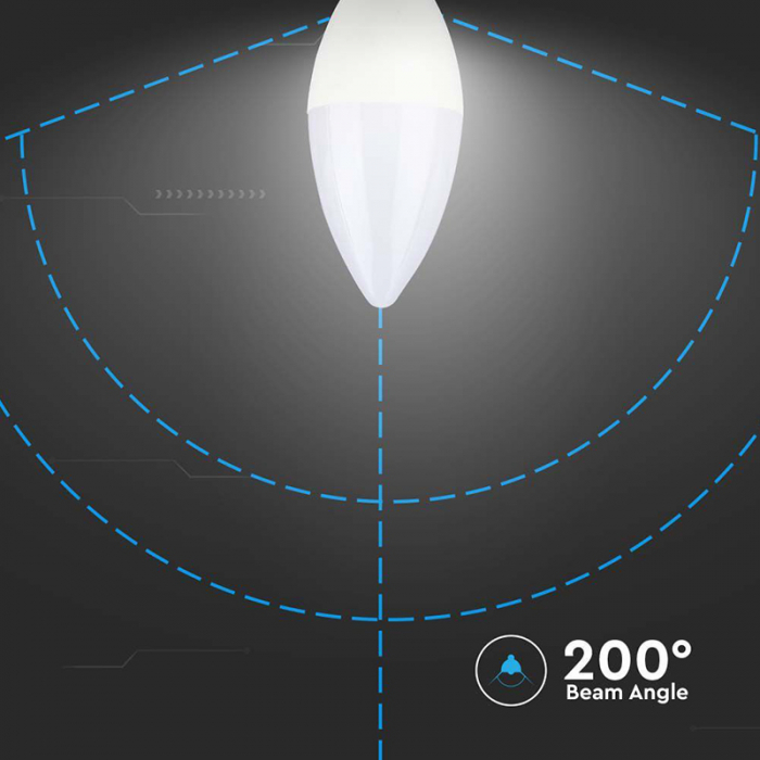 BEC LED E14 4.5W 6500K ALB RECE [6]