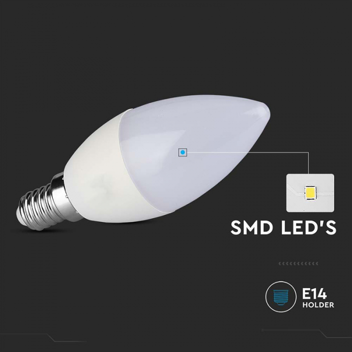 BEC LED E14 4.5W 6500K ALB RECE [5]
