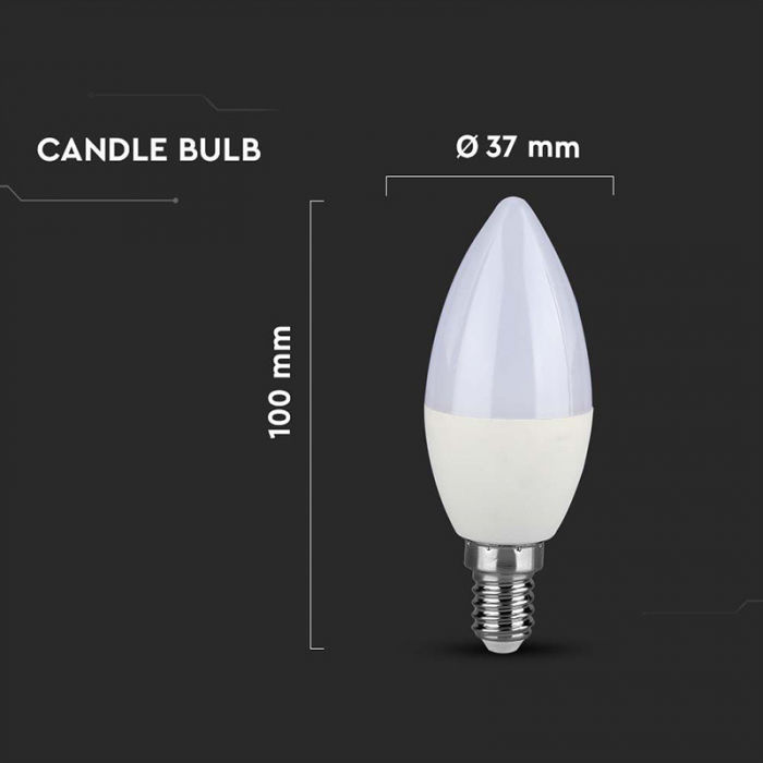BEC LED E14 4.5W 6500K ALB RECE [4]