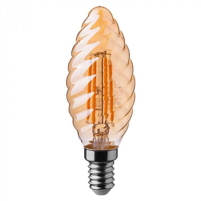 Bec led e14 4w cu filament 2200k V-tac [2]