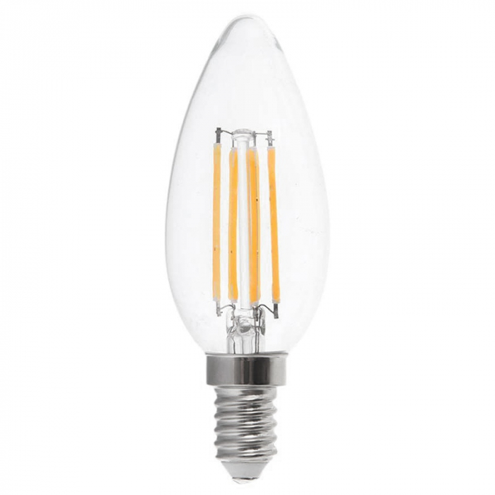 Bec led e14 6w cu filament 6400k alb rece V-tac [2]