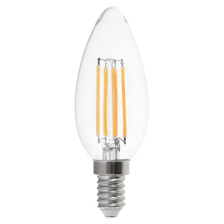 Bec led e14 6w cu filament 6400k alb rece V-tac [1]
