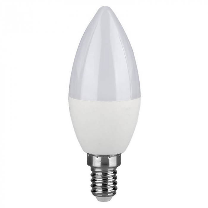 Bec Led E14 C37 4.5W 3000K ALB CALD, CIP SAMSUNG [2]