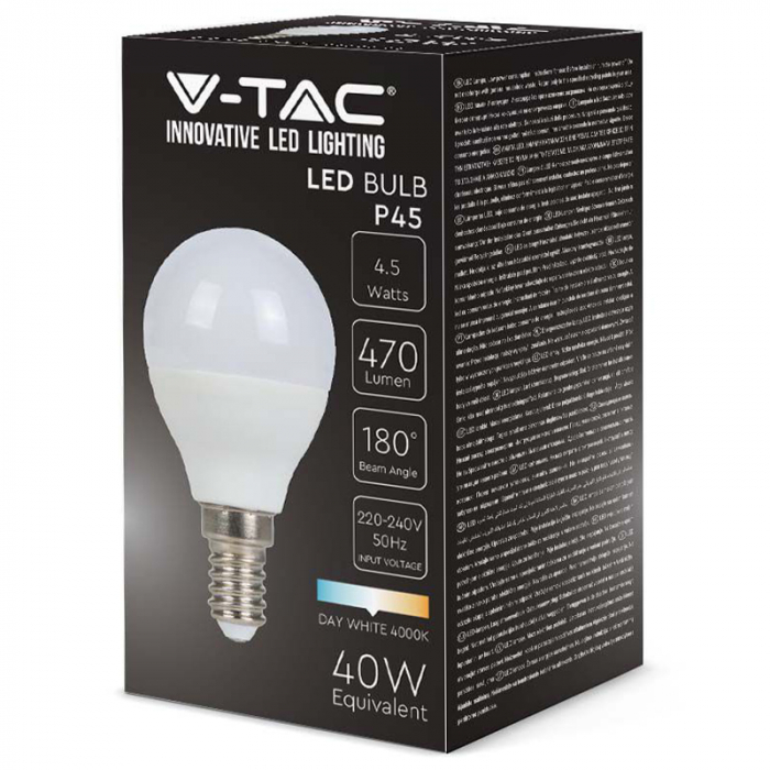 BEC LED E14 P45 4.5W 6500K ALB RECE [3]