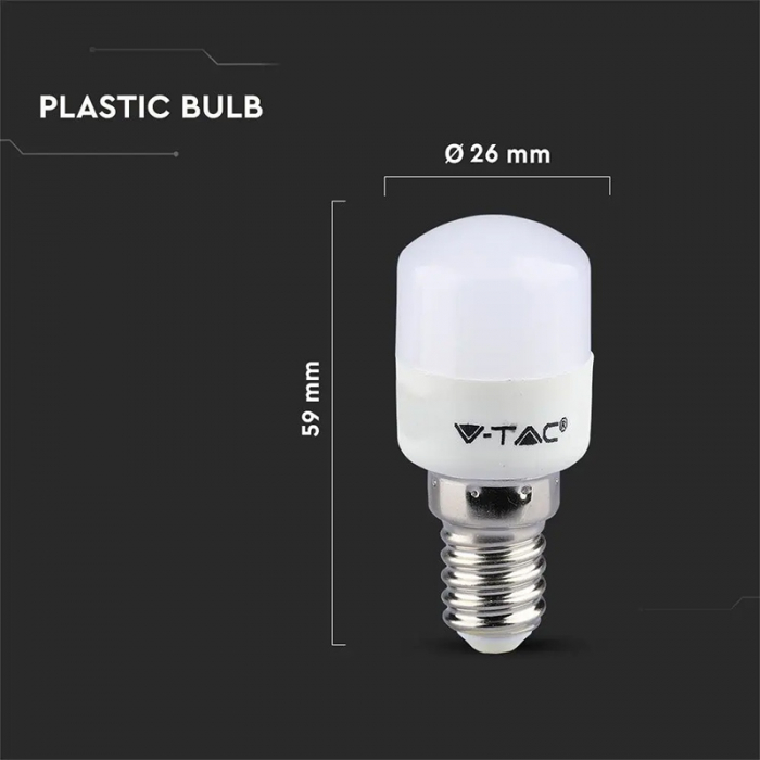 BEC LED E14 ST26 2W 3000K ALB CALD, CIP SAMSUNG [4]