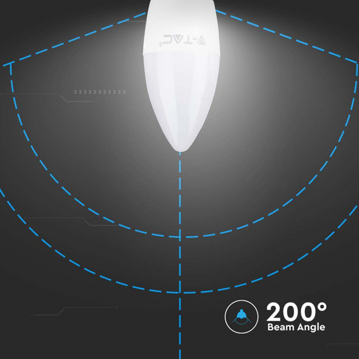 BEC LED E27 4.5W 4500K ALB NEUTRU [6]
