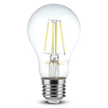 BEC LED E27 A60 4W CU FILAMENT 6400K ALB RECE [1]