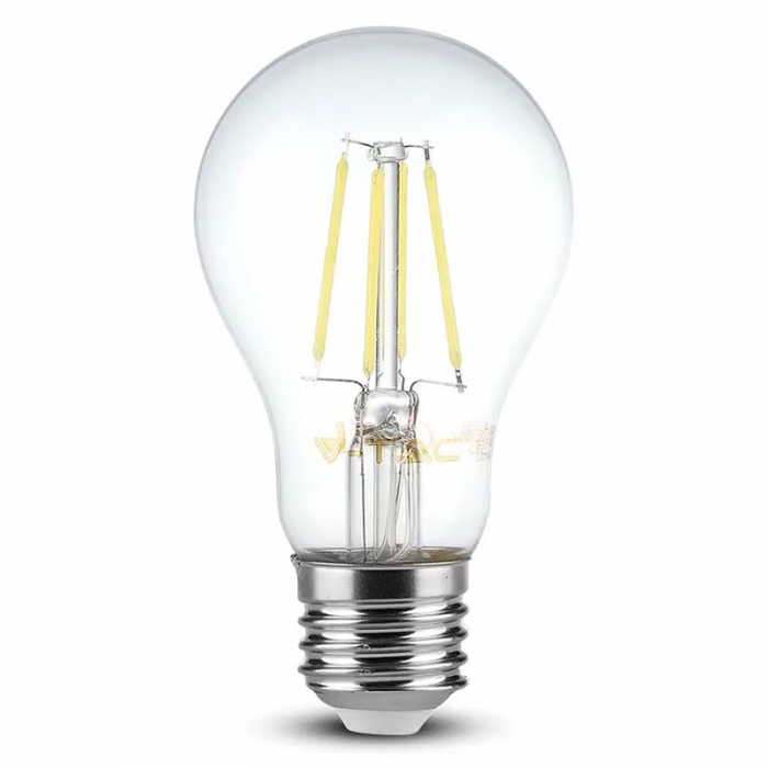 BEC LED E27 A60 4W CU FILAMENT 6400K ALB RECE [2]